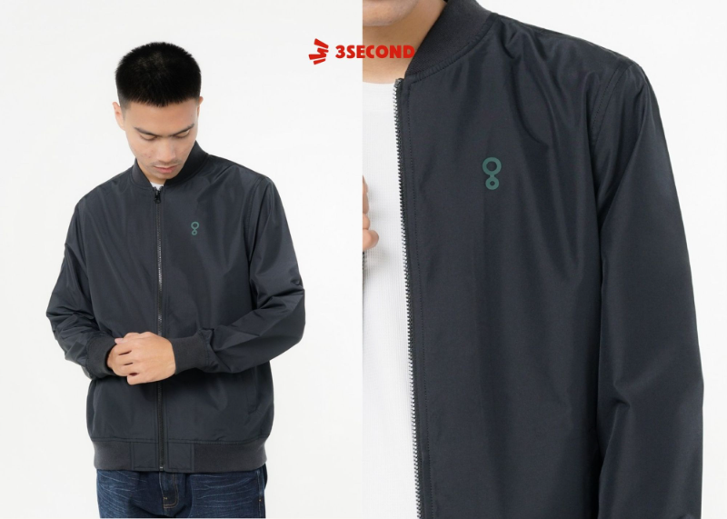 Jaket Bomber Hitam Pria